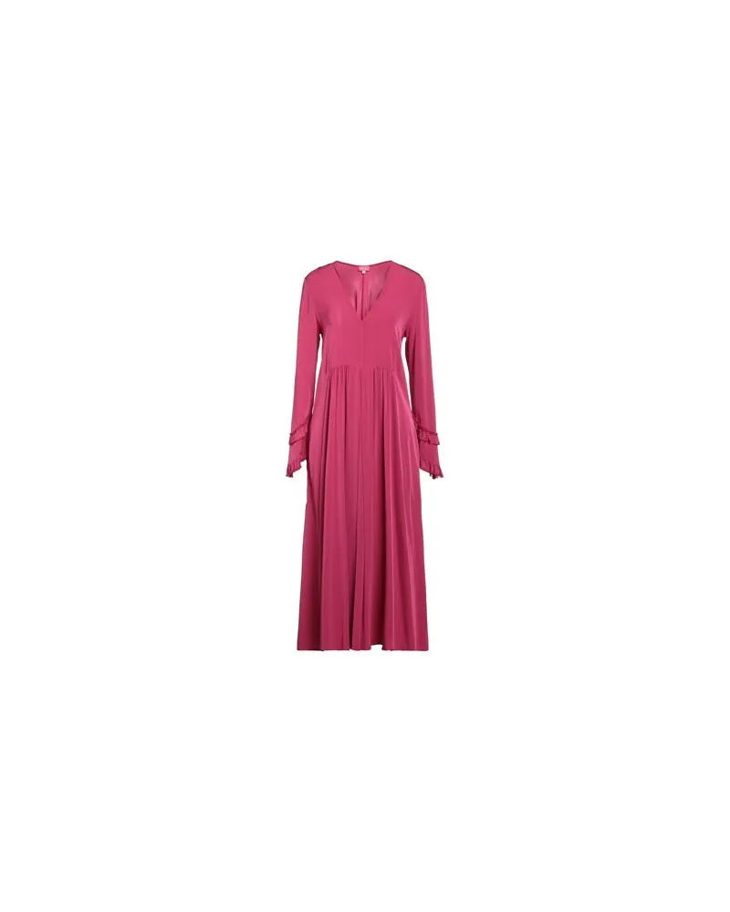 Her Shirt Her Dress KLEIDER - Midi-Kleiderauf YOOX.COM Fuchsia