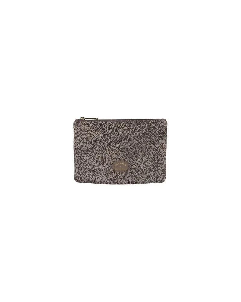 Borbonese CHICCO DI FELICITÀ - Kleinlederwaren - Kosmetiktäschchenauf YOOX.COM Khaki