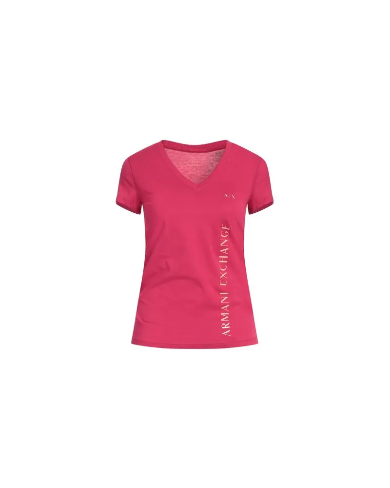 Armani Exchange TOPS - T-shirtsauf YOOX.COM Magenta