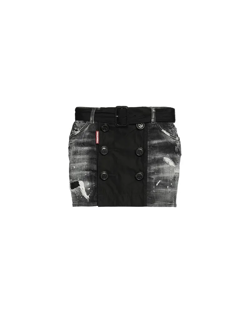 Dsquared2 HOSEN & RÖCKE - Jeansröckeauf YOOX.COM Schwarz