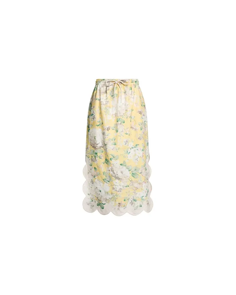 Zimmermann HOSEN & RÖCKE - Midi-Röckeauf YOOX.COM Gelb