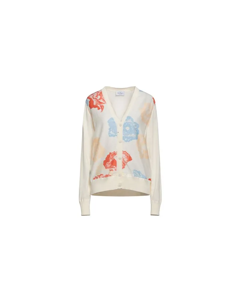 Ferragamo STRICKWAREN - Strickjackenauf YOOX.COM Beige