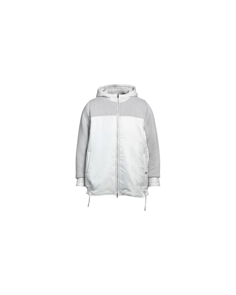 PANICALE Cashmere JACKEN & MÄNTEL - Pufferjacken & Daunenjackenauf YOOX.COM Hellgrau