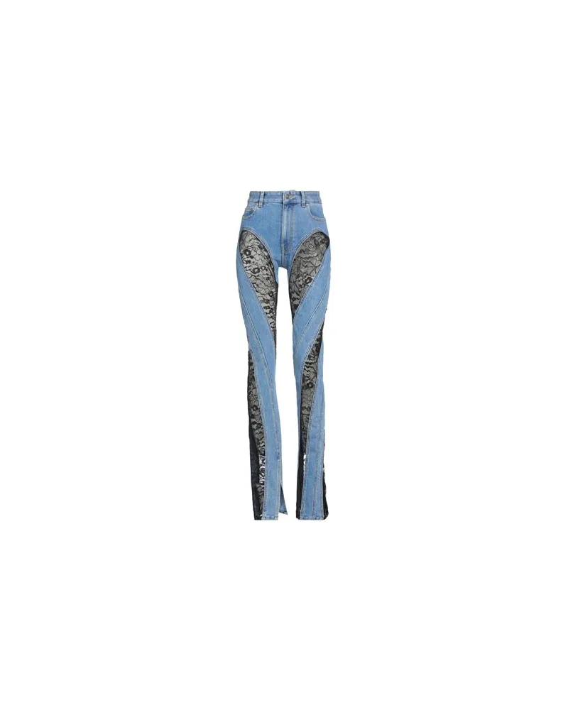 Thierry Mugler HOSEN & RÖCKE - Jeanshosenauf YOOX.COM Blau