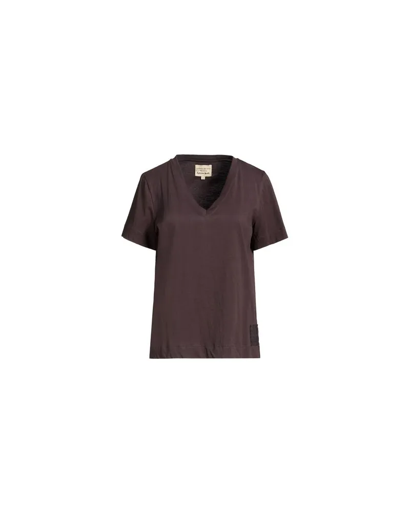 Alessia Santi TOPS - T-shirtsauf YOOX.COM Braungrau