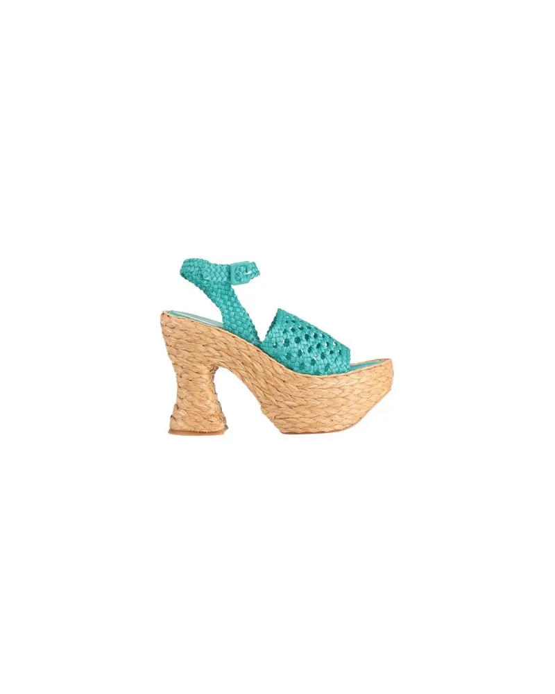 Paloma Barceló SCHUHE - Espadrillesauf YOOX.COM Tūrkis