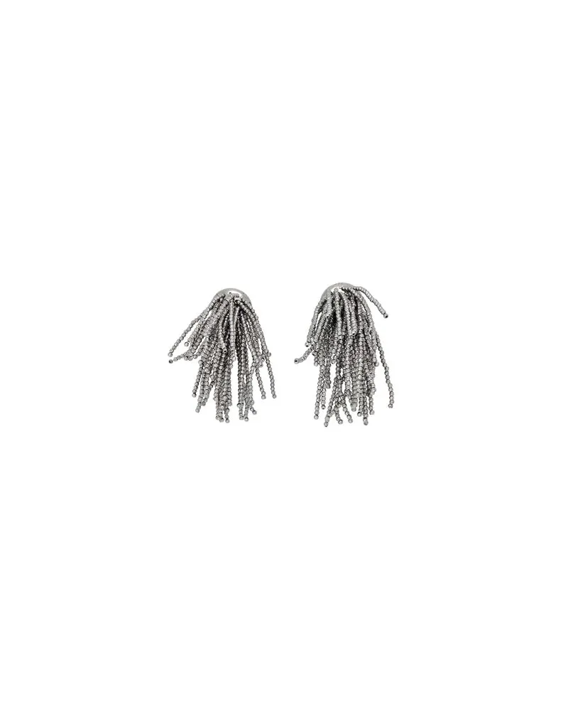 Brunello Cucinelli SCHMUCK und UHREN - Ohrringeauf YOOX.COM Silber
