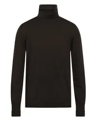 Alpha Studio Rollkragenpullover Dunkelbraun