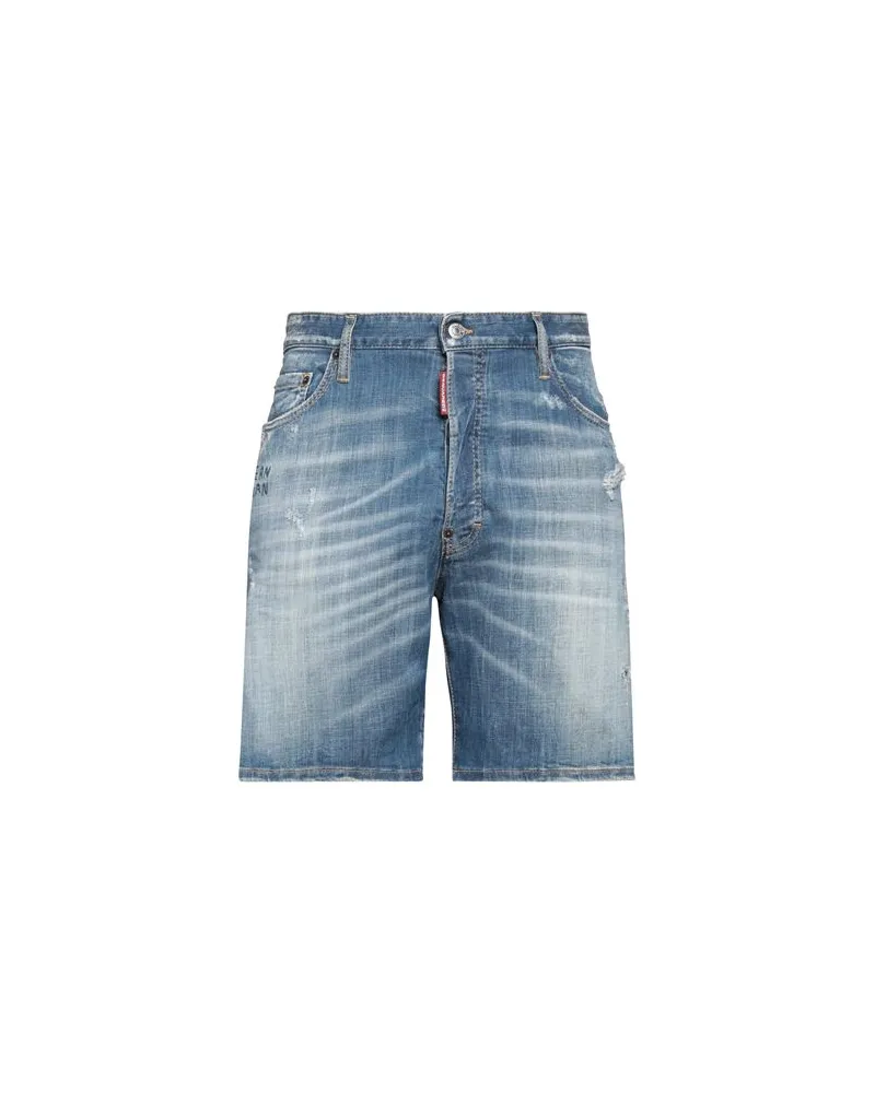 Dsquared2 HOSEN & RÖCKE - Jeansshortsauf YOOX.COM Blau
