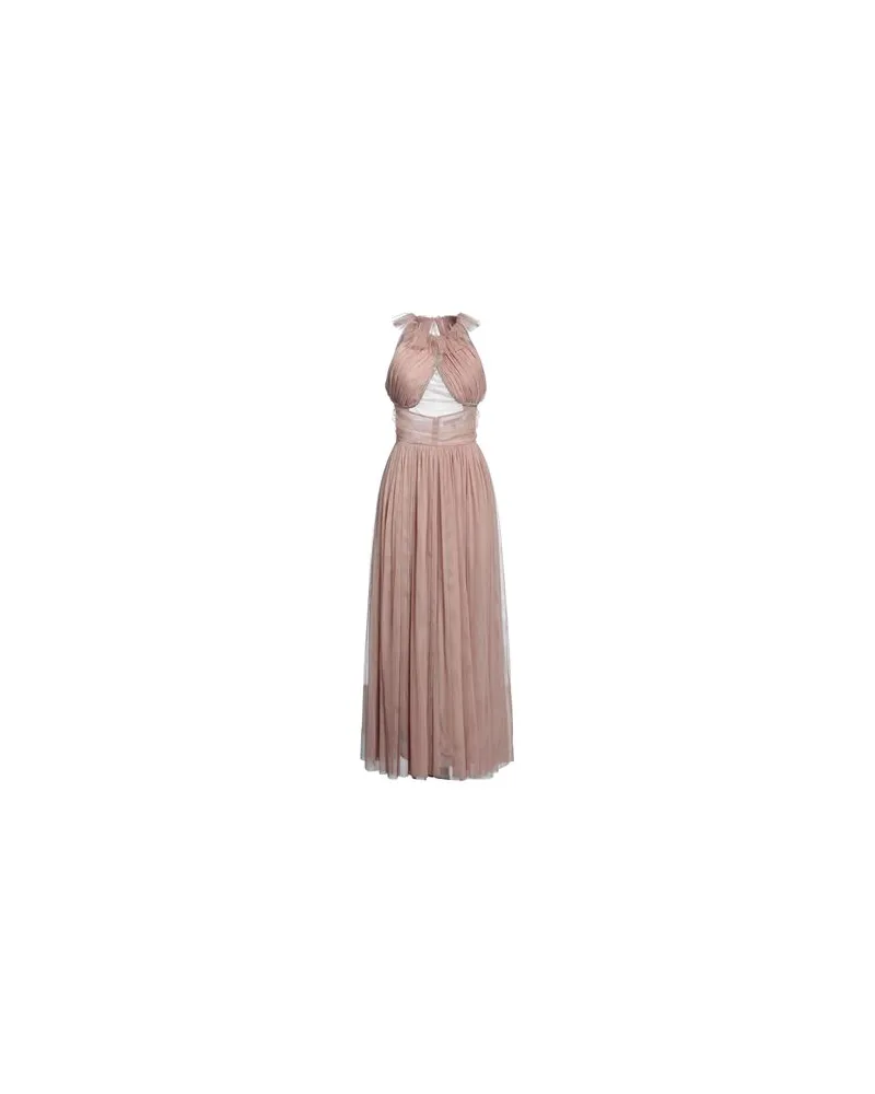Rachel Gilbert KLEIDER - Maxi-Kleiderauf YOOX.COM Hellbraun