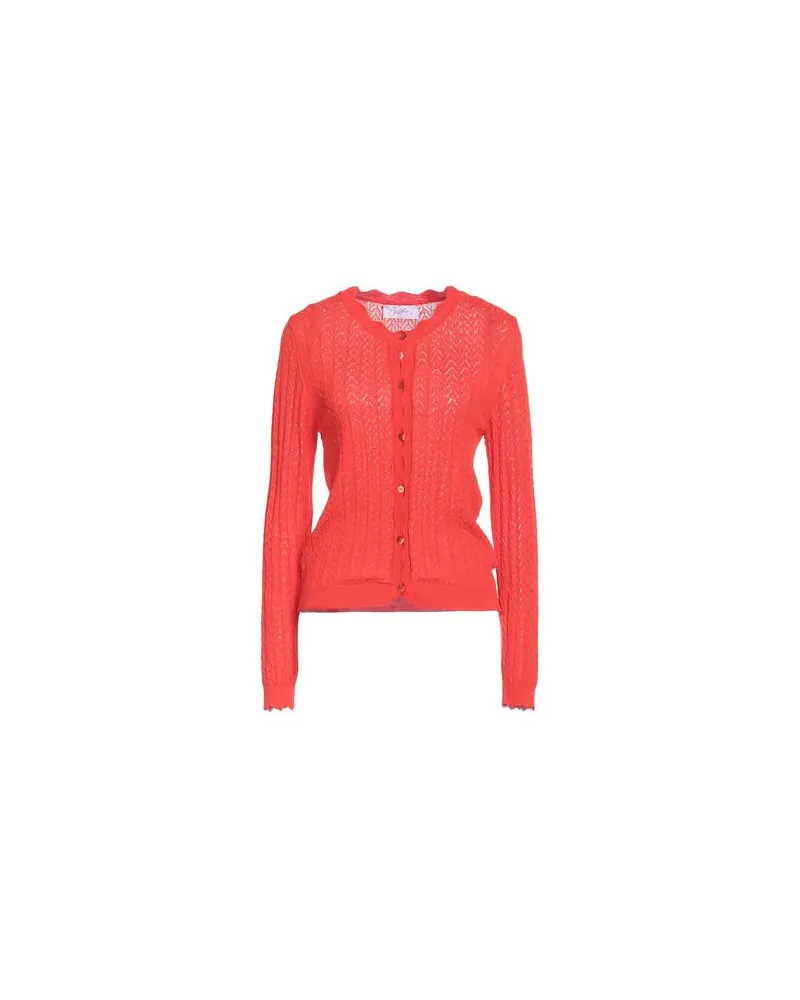 Soallure STRICKWAREN - Strickjackenauf YOOX.COM Orange