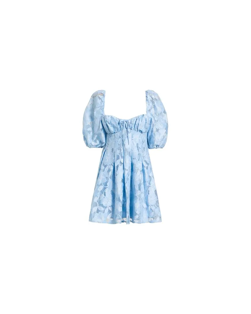 For Love and Lemons KLEIDER - Mini-Kleiderauf YOOX.COM Hellblau