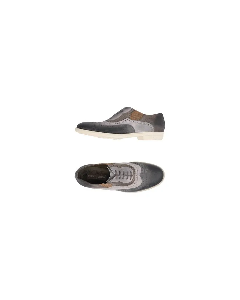 Dolce & Gabbana SCHUHE - Schnürschuheauf YOOX.COM Blei