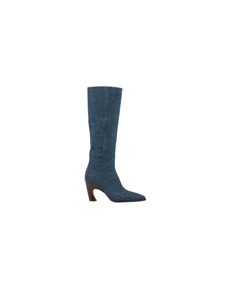 Chloé SCHUHE - Stiefelauf YOOX.COM Blau
