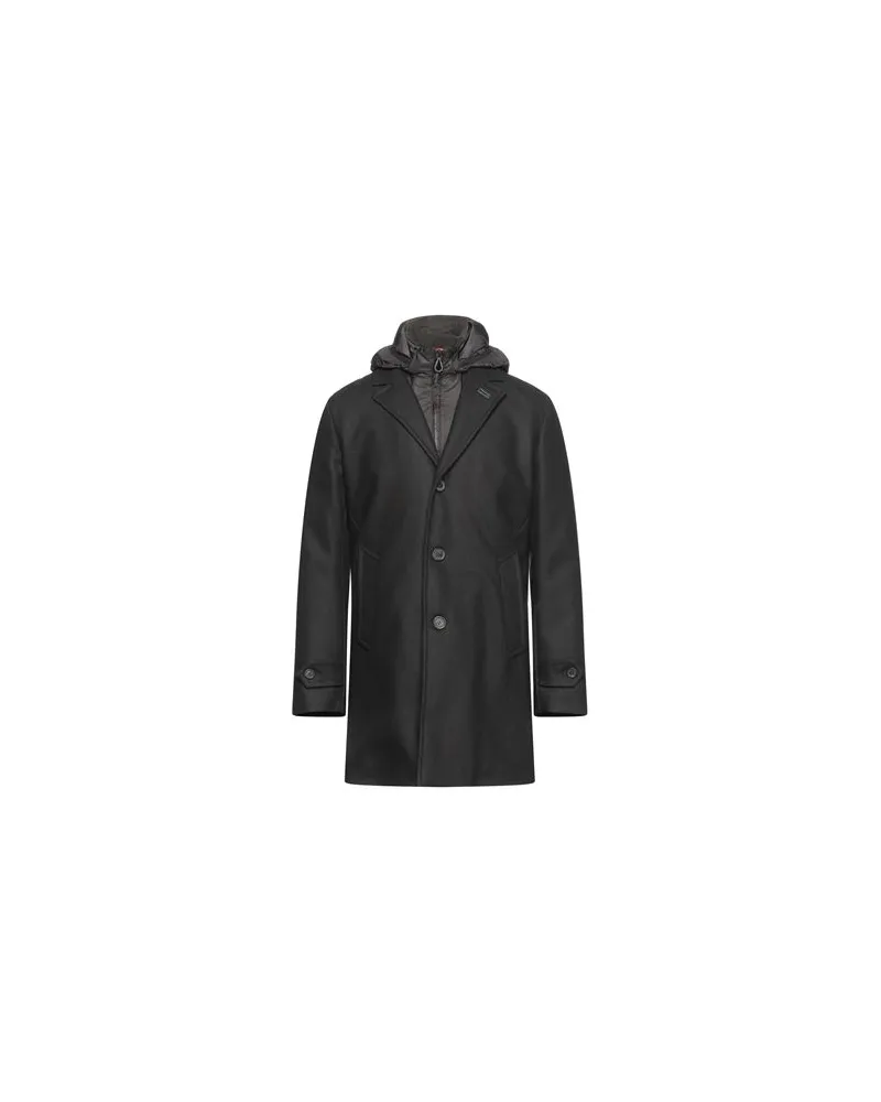 Paltò JACKEN & MÄNTEL - Mäntelauf YOOX.COM Schwarz
