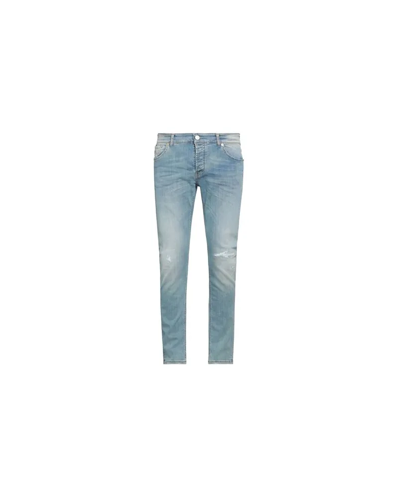PMDS PREMIUM MOOD DENIM SUPERIOR HOSEN & RÖCKE - Jeanshosenauf YOOX.COM Blau