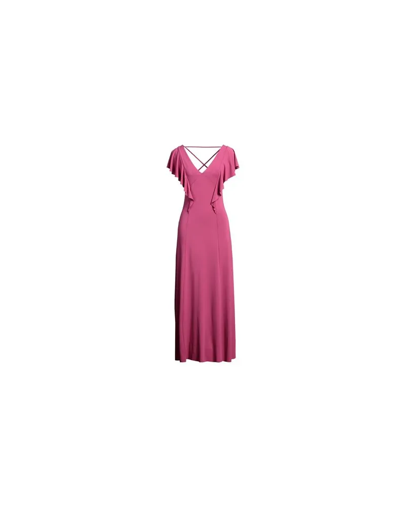 Kaos KLEIDER - Maxi-Kleiderauf YOOX.COM Magenta
