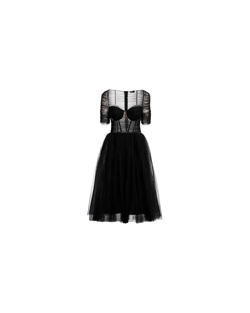 Elisabetta Franchi KLEIDER - Midi-Kleiderauf YOOX.COM Schwarz
