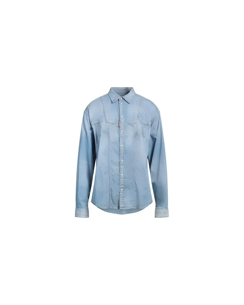Dsquared2 TOPS - Jeanshemdenauf YOOX.COM Blau