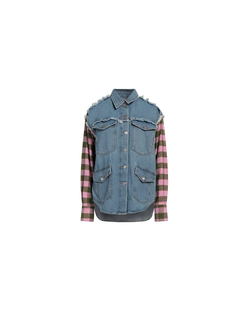 Moschino TOPS - Jeanshemdenauf YOOX.COM Blau