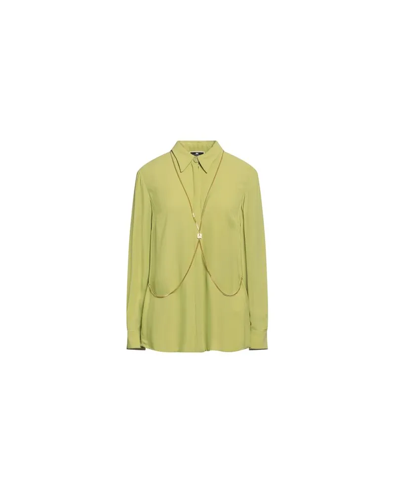Elisabetta Franchi TOPS - Hemdenauf YOOX.COM Säuregrün
