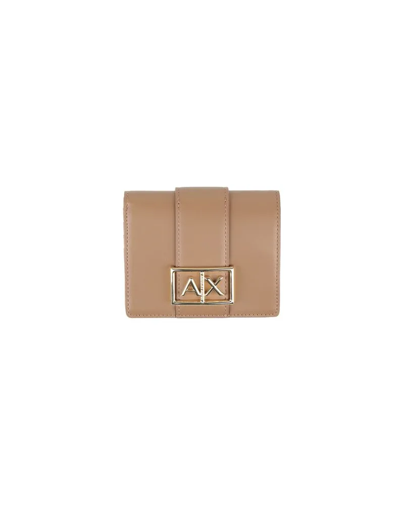 Armani Exchange Kleinlederwaren - Brieftaschenauf YOOX.COM Hellbraun