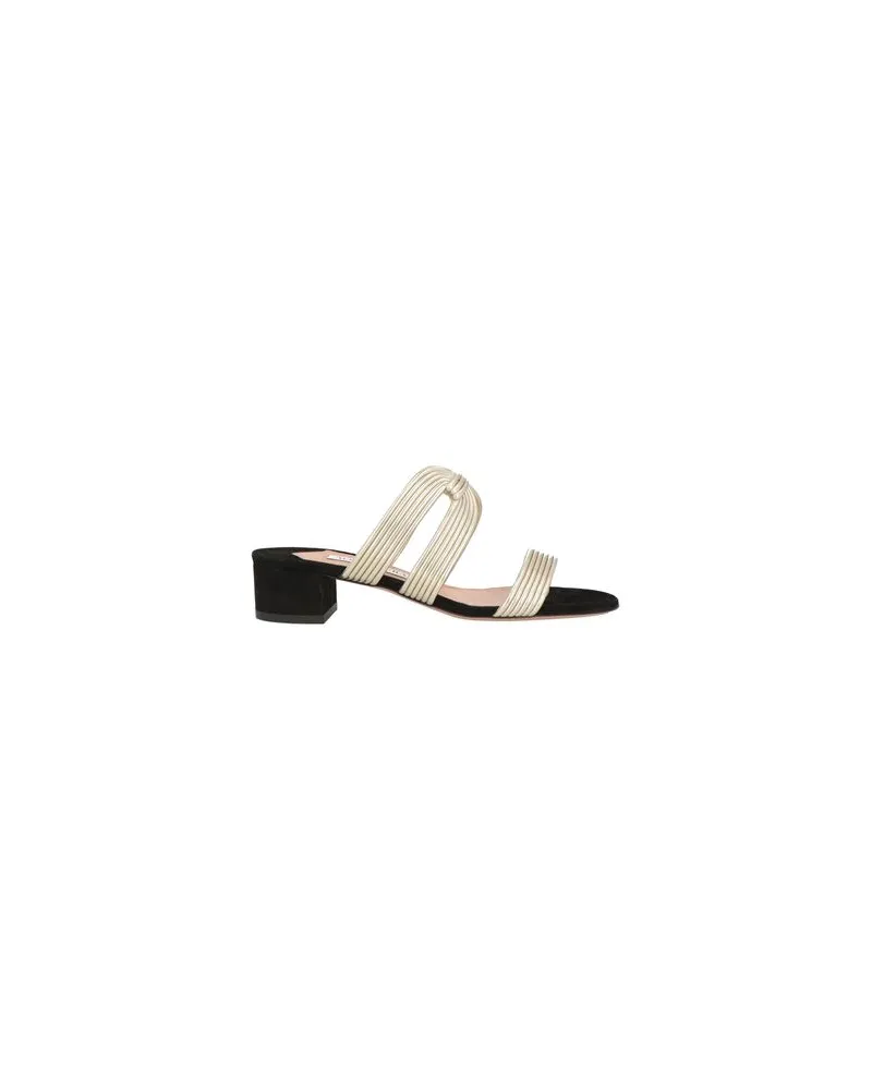 Aquazzura SCHUHE - Sandalenauf YOOX.COM Platin