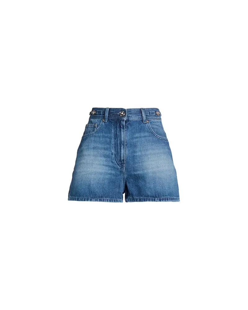 Versace HOSEN & RÖCKE - Jeansshortsauf YOOX.COM Blau