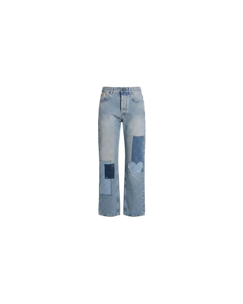 Moschino HOSEN & RÖCKE - Jeanshosenauf YOOX.COM Blau