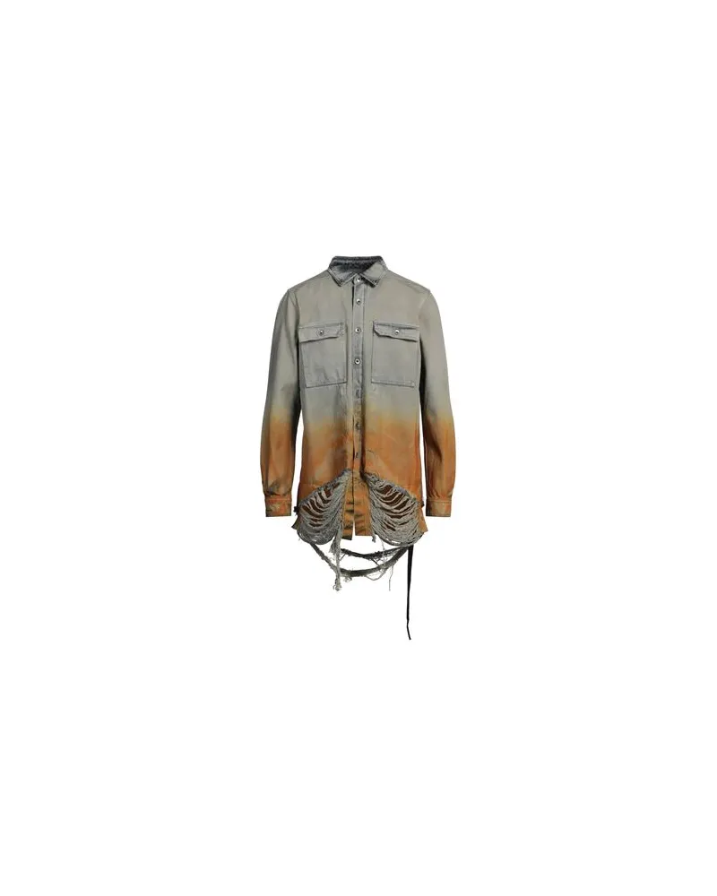 DRKSHDW by Rick Owens TOPS - Jeanshemdenauf YOOX.COM Blau