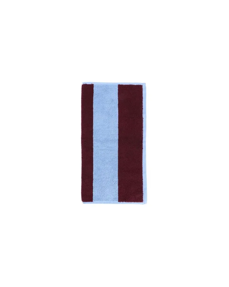 Hay FROTTÉ STRIPE HAND TOWEL - W50 X L100  - BADEZIMMER - Bade- & Handtücher aus Frotteeauf YOOX.COM Bordeaux