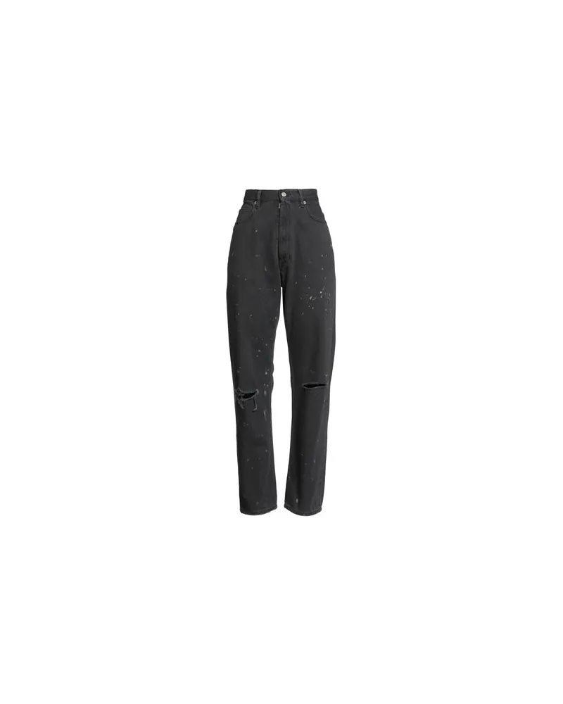 Maison Margiela HOSEN & RÖCKE - Jeanshosenauf YOOX.COM Schwarz
