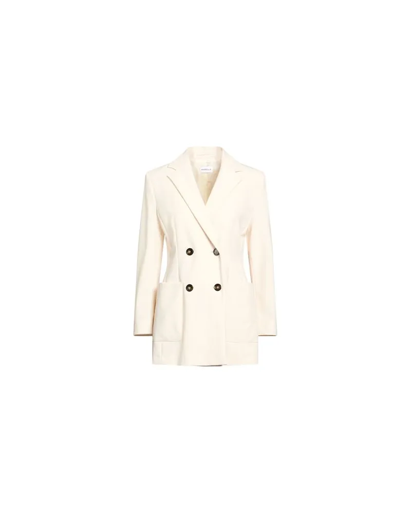 MARELLA ANZÜGE und CO-ORDS - Blazersauf YOOX.COM Cremeweiß