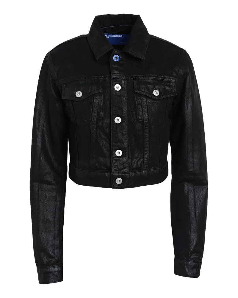 Karl Lagerfeld Jeansjacke/-mantel Schwarz