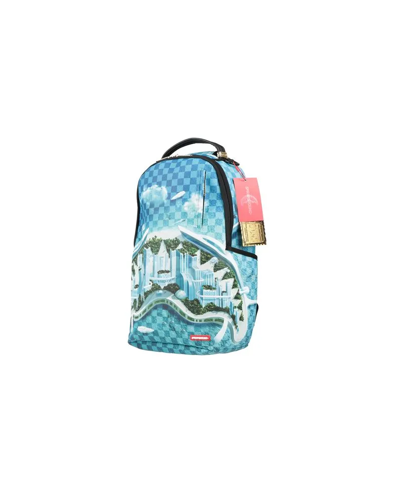 Sprayground SHARK ISLAND BACKPACK - TASCHEN - Rucksäckeauf YOOX.COM Azurblau