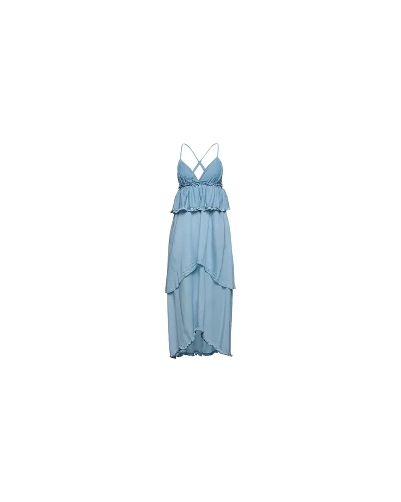 Pinko KLEIDER - Maxi-Kleiderauf YOOX.COM Himmelblau