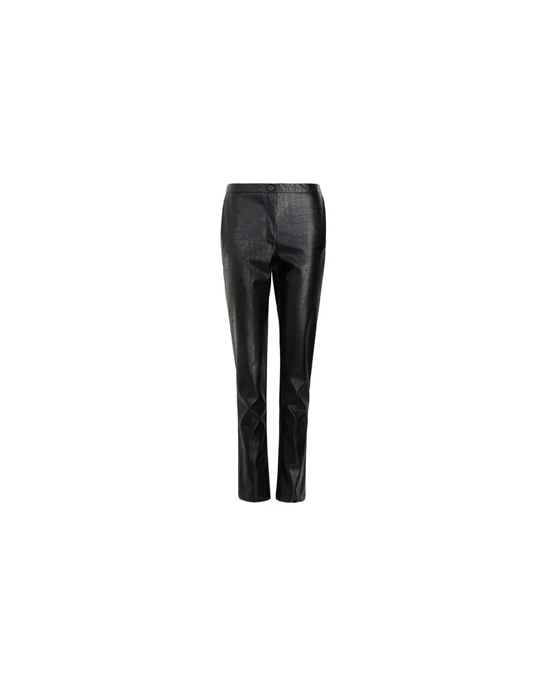 8 by Yoox HIGH-WAIST CROPPED SKINNY PANTS  - HOSEN & RÖCKE - Hosenauf YOOX.COM Schwarz