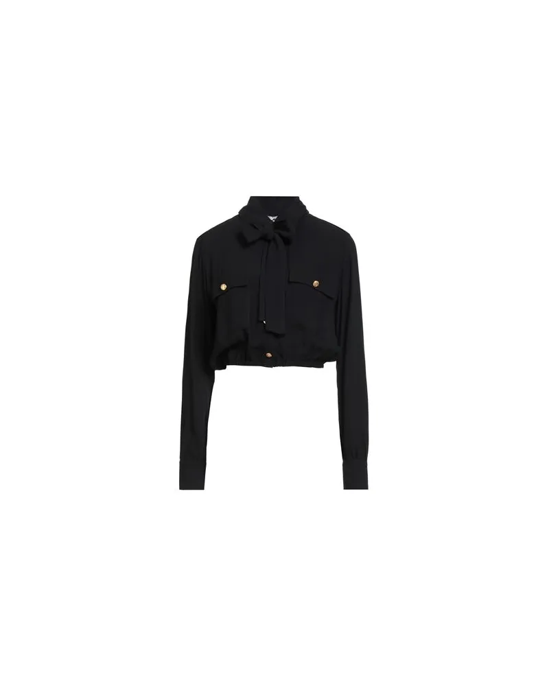 Elisabetta Franchi TOPS - Hemdenauf YOOX.COM Schwarz