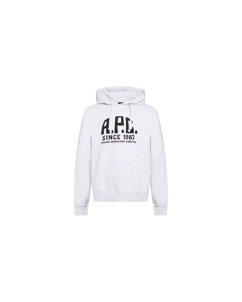 A.P.C. TOPS - Sweatshirtsauf YOOX.COM Hellgrau