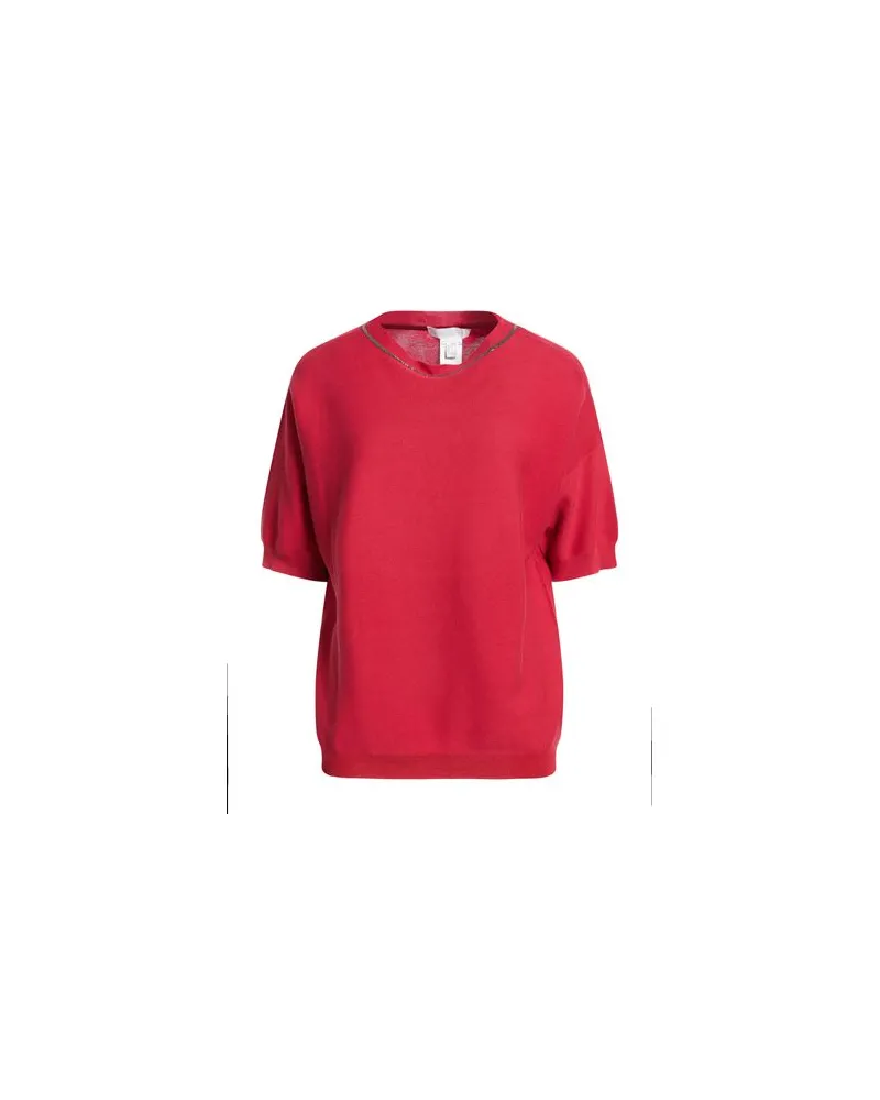 Fabiana Filippi STRICKWAREN - Pulloverauf YOOX.COM Ziegelrot