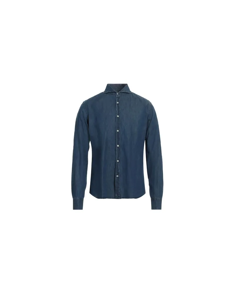 ROSSOPURO TOPS - Jeanshemdenauf YOOX.COM Blau