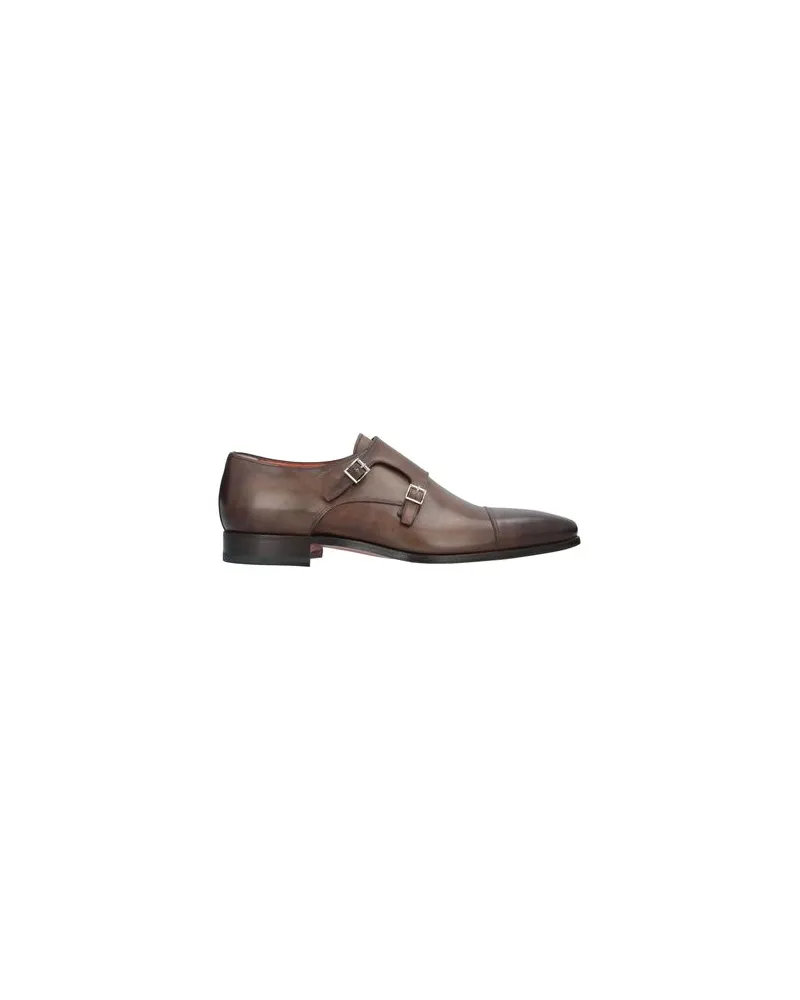 Santoni SCHUHE - Mokassinsauf YOOX.COM Dunkelbraun