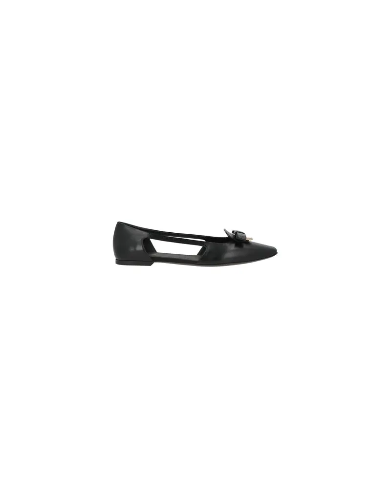 Ferragamo SCHUHE - Ballerinasauf YOOX.COM Schwarz