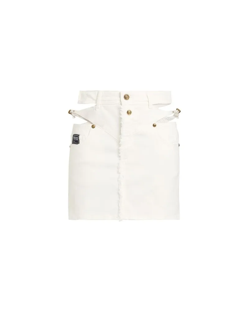 Versace Jeans HOSEN & RÖCKE - Jeansröckeauf YOOX.COM Elfenbein