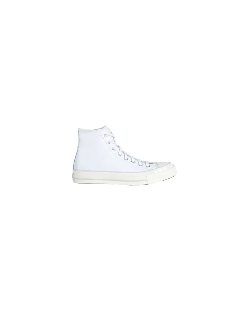 Converse CHUCK 70 HI WHITE/FOSSILIZED/EGRET  - CHUCK 70 HI WHITE/FOSSILIZED/EGRET - SCHUHE - Sneakersauf YOOX.COM Weiß
