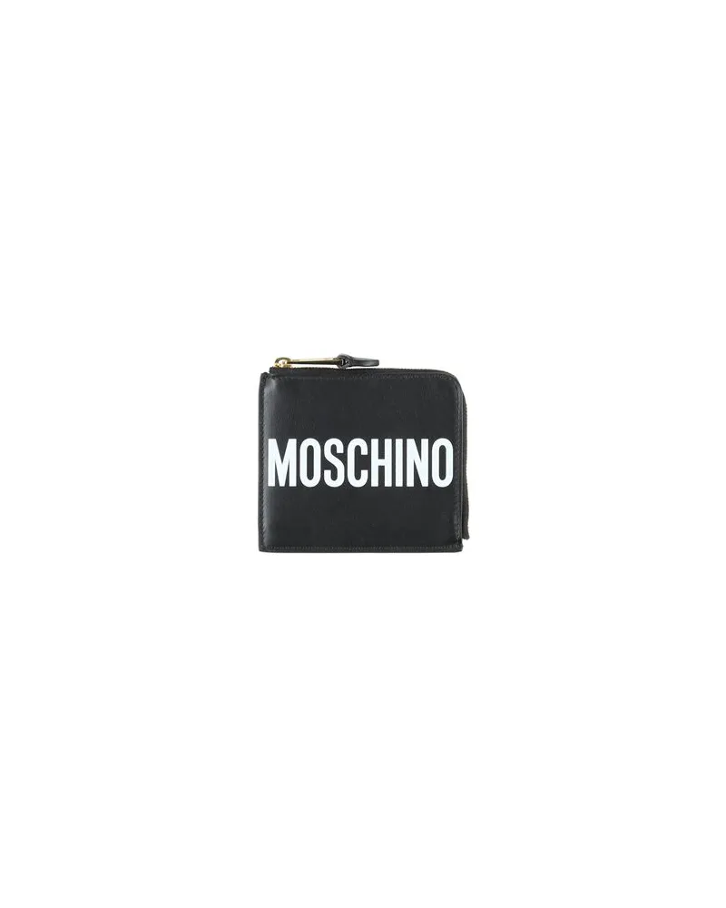 Moschino Kleinlederwaren - Brieftaschenauf YOOX.COM Schwarz