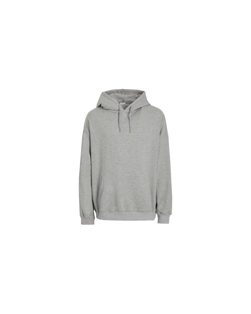 8 by Yoox ORGANIC COTTON SLIM FIT HOODED SWEATER  - TOPS - Sweatshirtsauf YOOX.COM Grau