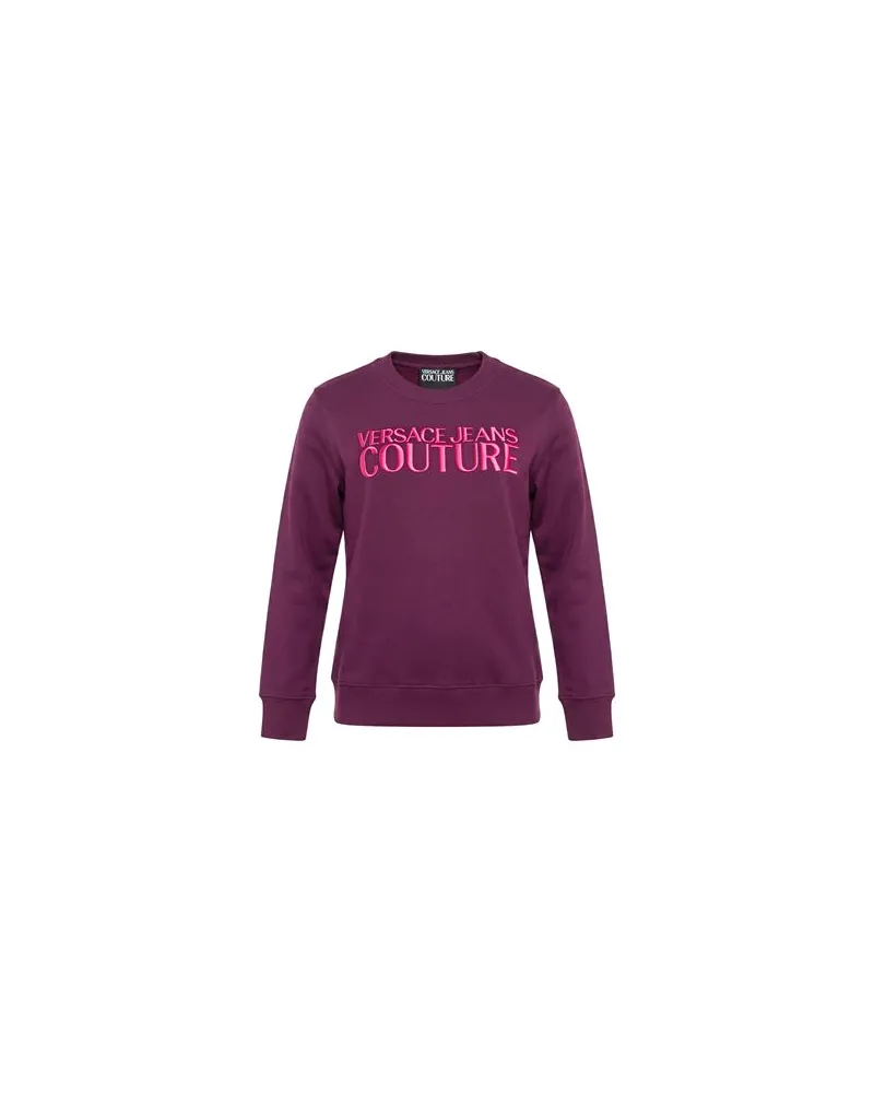 Versace Jeans TOPS - Sweatshirtsauf YOOX.COM Pflaume