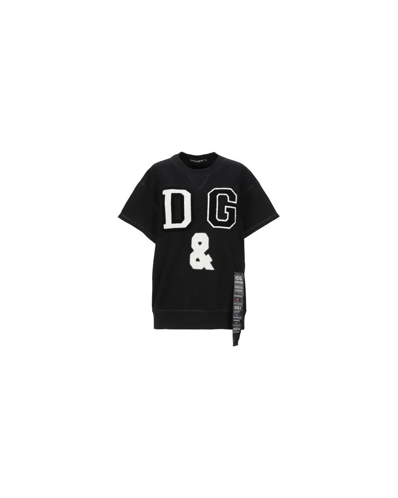 Dolce & Gabbana TOPS - Sweatshirtsauf YOOX.COM Schwarz