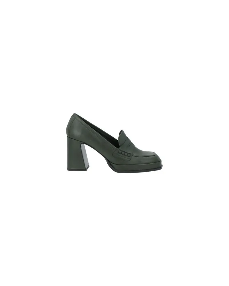 ELVIO ZANON SCHUHE - Mokassinsauf YOOX.COM Dunkelgrün
